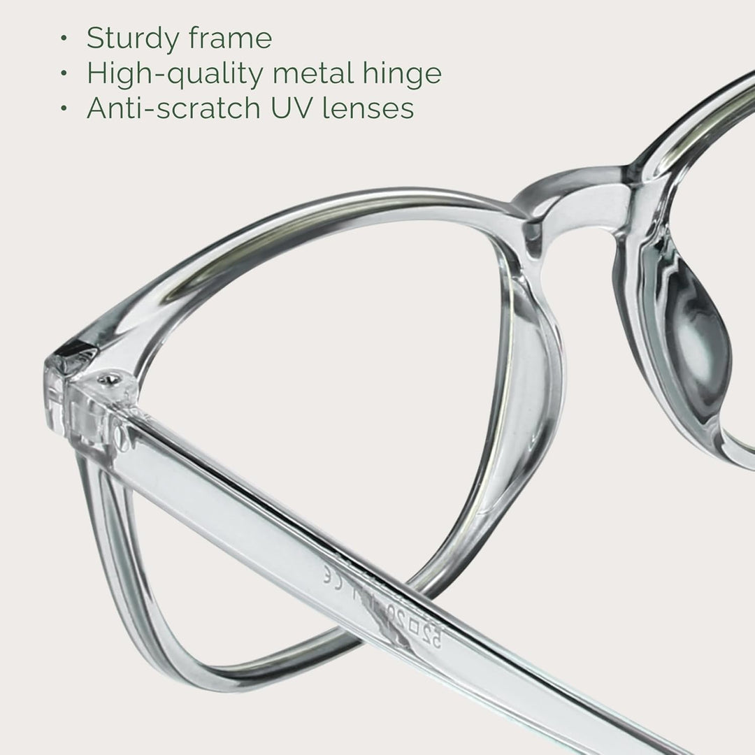 Blue Light Blocking Glasses for Computer Gaming, Fashion Fake Helps Reduce Screen Fatigue Eyeglasses for Women Men