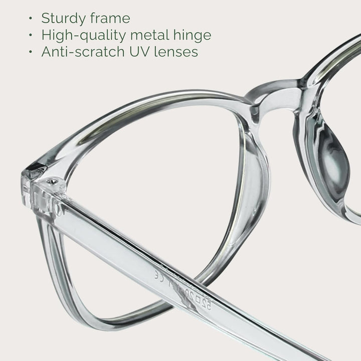 Blue Light Blocking Glasses for Computer Gaming, Fashion Fake Helps Reduce Screen Fatigue Eyeglasses for Women Men