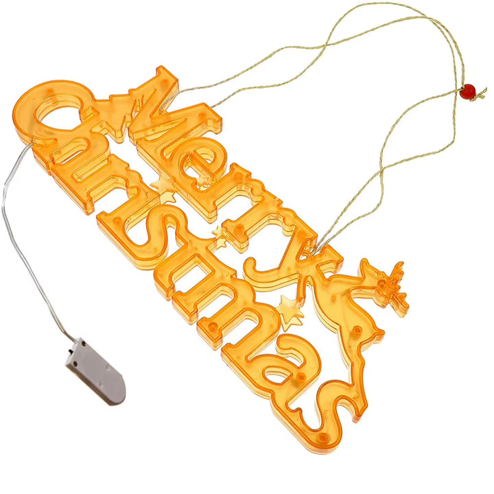 1Pc Merry Christmas Letter Light, Merry Christmas LED String Lights Christmas Garland Decoration Hanging Lights for Christmas