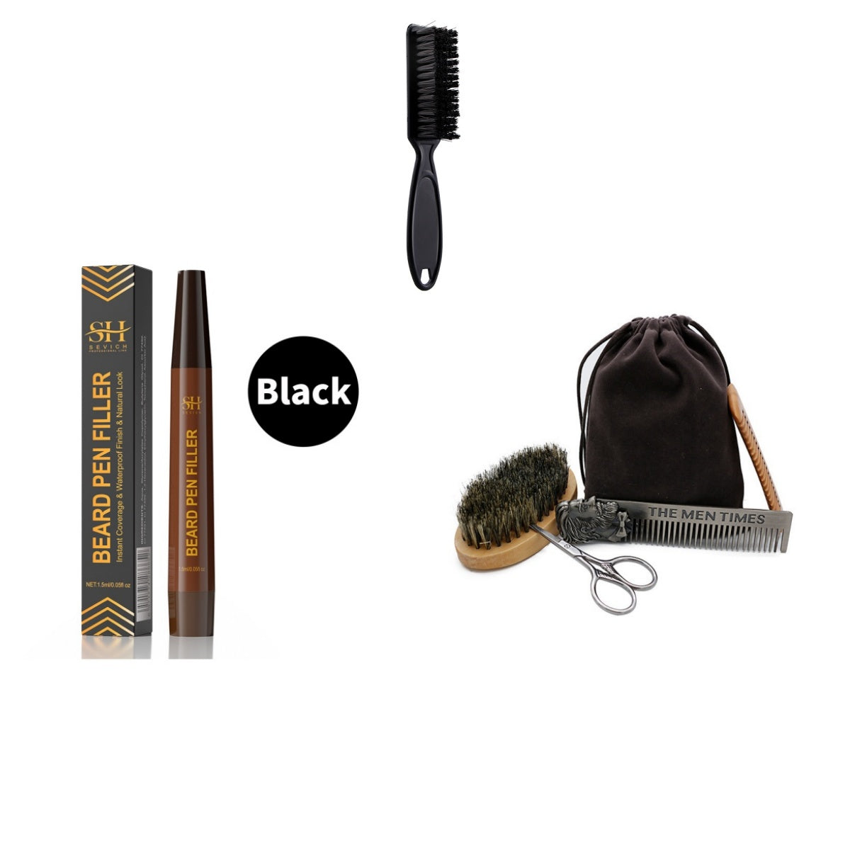 Men's Waterproof Beard & Hairline Filler Pen | Sweatproof Patchy Beard Concealer