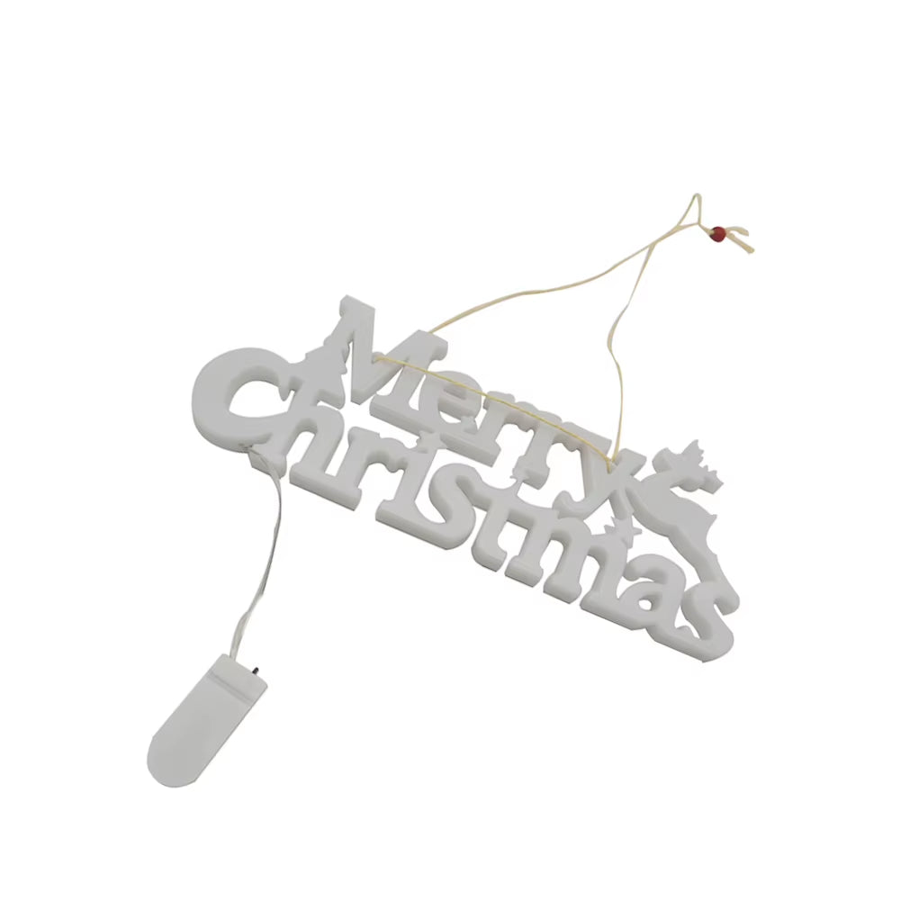 1Pc Merry Christmas Letter Light, Merry Christmas LED String Lights Christmas Garland Decoration Hanging Lights for Christmas