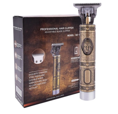 Professional Buddha Head Electric Hair Clipper | Ultra-Lightweight Cordless Barber Trimmer