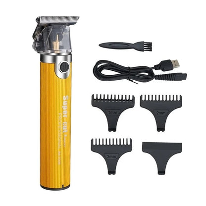 Longfeng Professional Cordless Hair Clipper | Titanium Ceramic Zero Gapped Trimmer