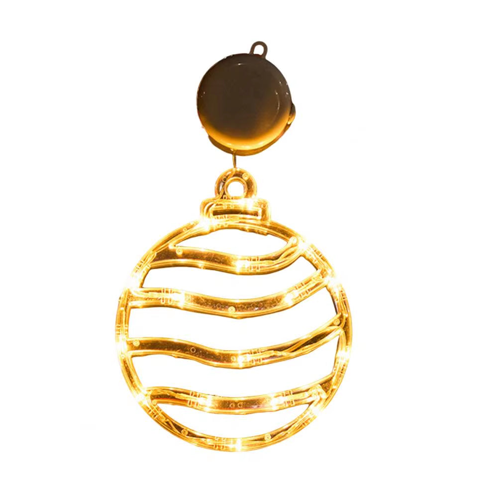 Christmas Led String Lights Easy to Hang Christmas Ornaments Festive Christmas Window Curtain Lights with Snowflakes for Indoor