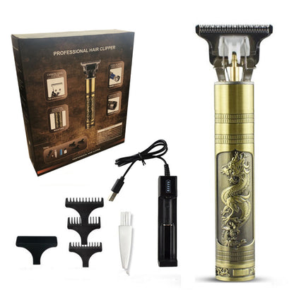 Longfeng Professional Cordless Hair Clipper | Titanium Ceramic Zero Gapped Trimmer