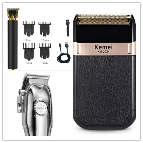 Longfeng Professional Cordless Hair Clipper | Titanium Ceramic Zero Gapped Trimmer