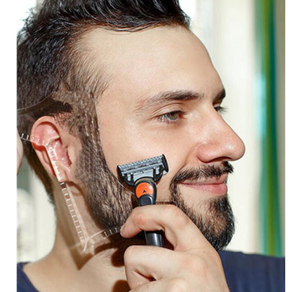 Ultimate Beard Styling Comb & Shaping Template | Professional Trimming Guide Tool