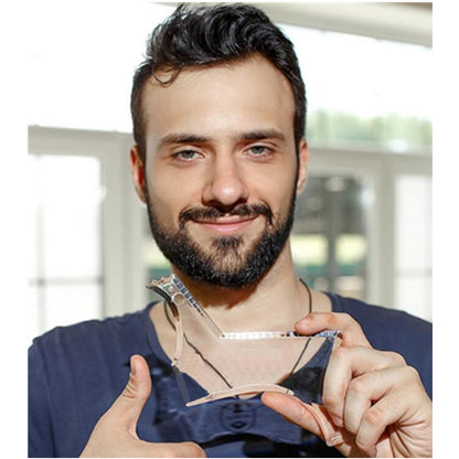 Ultimate Beard Styling Comb & Shaping Template | Professional Trimming Guide Tool