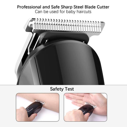 2-in-1 USB Rechargeable Men's Hair Trimmer | Cordless Electric Beard Shaver & Clipper