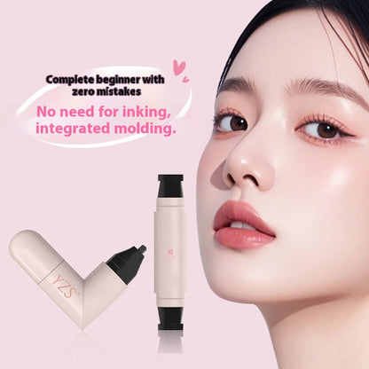 Double-Headed Winged Eyeliner Stamp Pen | Waterproof & Smudge-Proof Liquid Liner