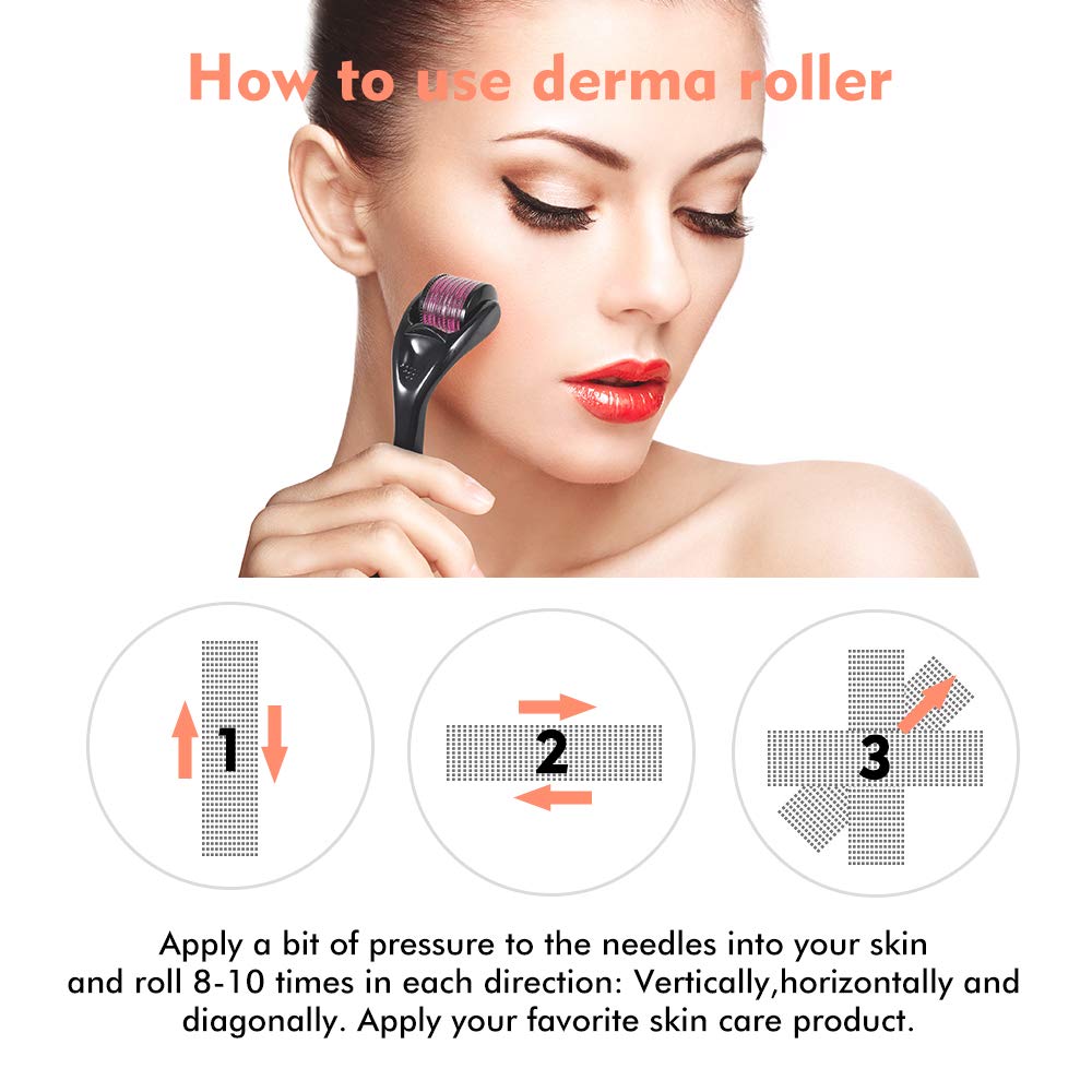 Professional Microneedle Derma Roller | Anti-Aging & Acne Scar Repair Beauty Tool