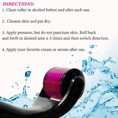 Professional Microneedle Derma Roller | Anti-Aging & Acne Scar Repair Beauty Tool