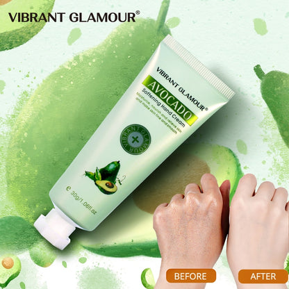 VIBRANT GLAMOUR Deep Moisture Avocado Hand Cream | 30g Nourishing Fruity Lotion