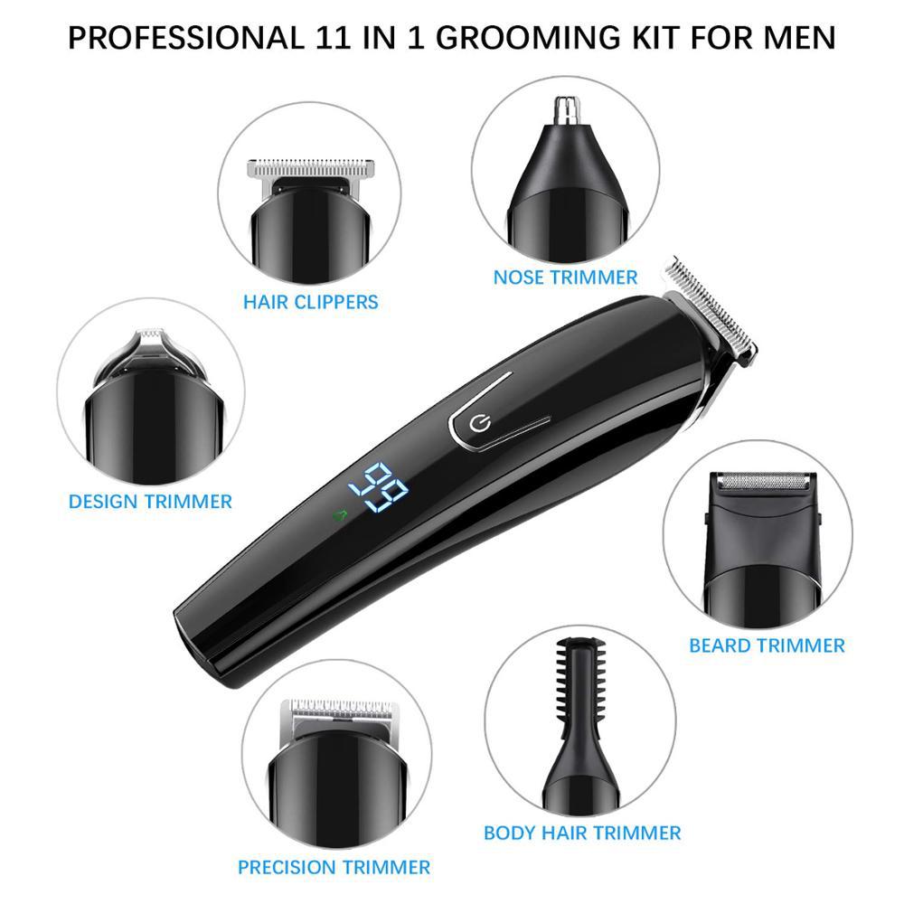 2-in-1 USB Rechargeable Men's Hair Trimmer | Cordless Electric Beard Shaver & Clipper