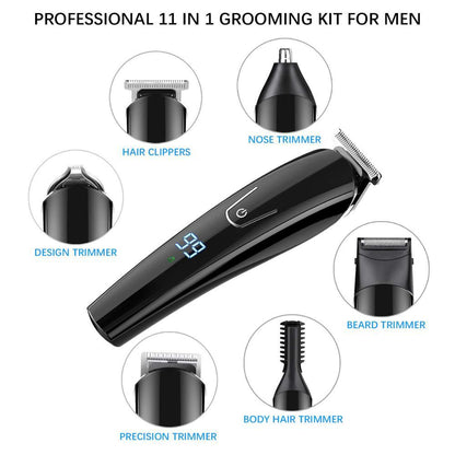 2-in-1 USB Rechargeable Men's Hair Trimmer | Cordless Electric Beard Shaver & Clipper