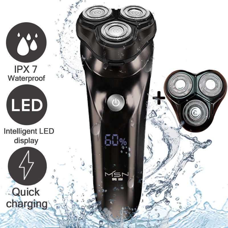 Maison MSN IPX7 Waterproof Beard Trimmer | Rechargeable Men's Cordless Shaver QM3