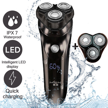 Maison MSN IPX7 Waterproof Beard Trimmer | Rechargeable Men's Cordless Shaver QM3