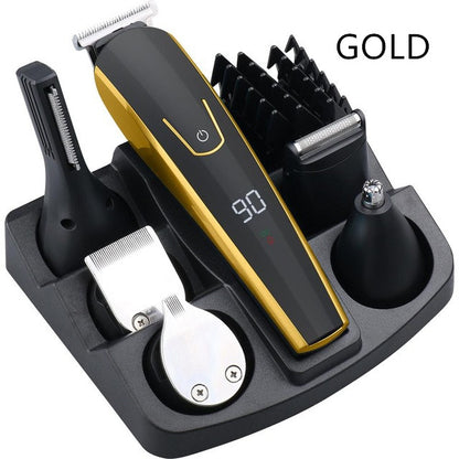 2-in-1 USB Rechargeable Men's Hair Trimmer | Cordless Electric Beard Shaver & Clipper