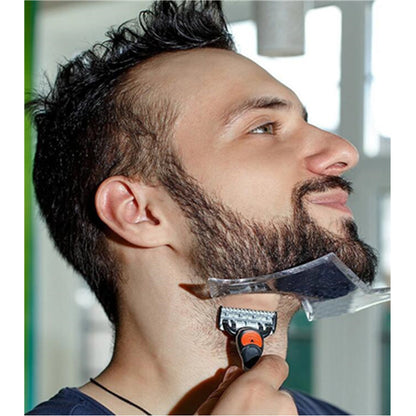 Ultimate Beard Styling Comb & Shaping Template | Professional Trimming Guide Tool