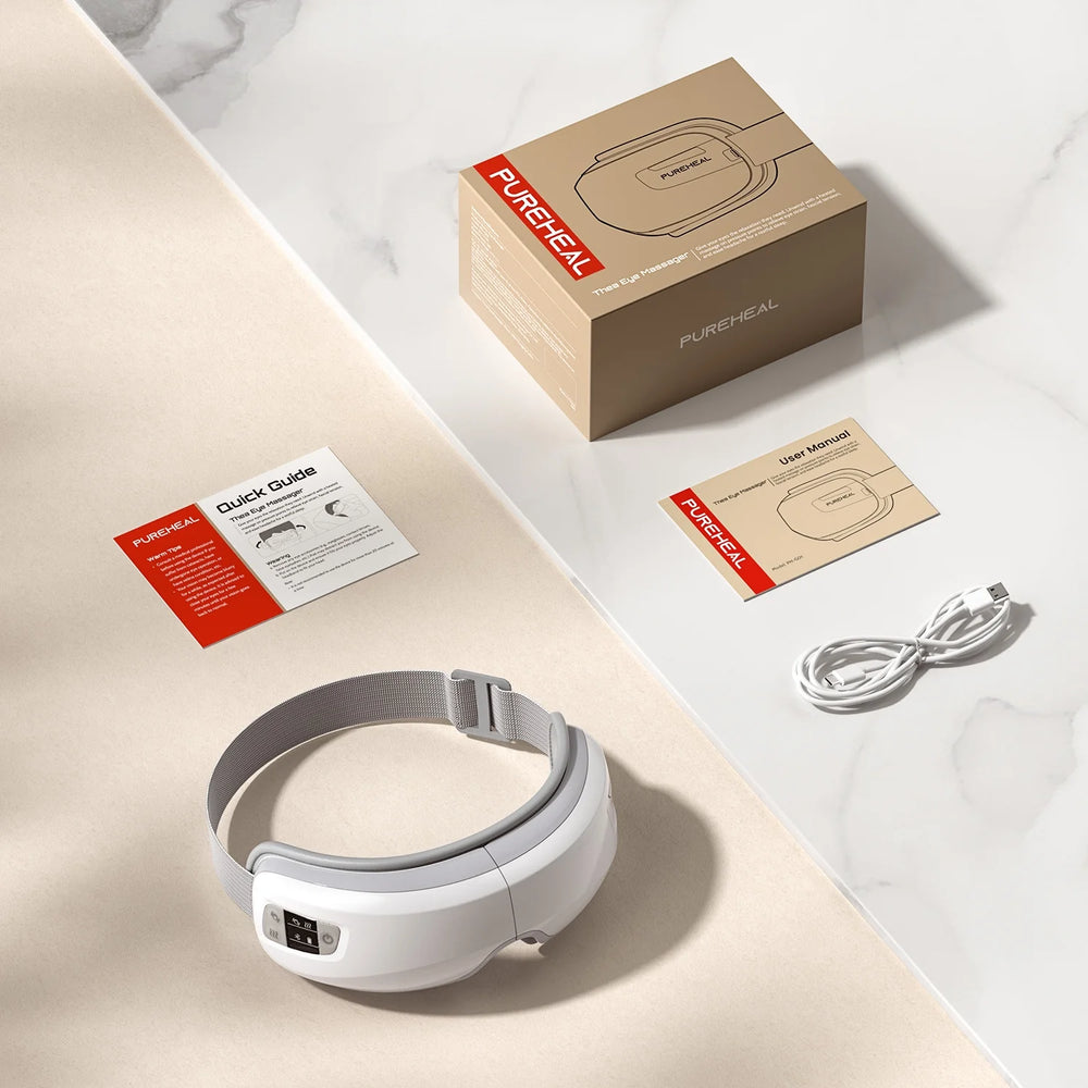 Heated Eye Massager with Air Compression, FSA HSA Eligible, Birthday Gifts Eye Mask for Relax, Reduce Strain