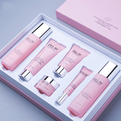 Premium 6-Piece Hyaluronic Acid Facial Care Set | Beauty Salon Skincare Kit