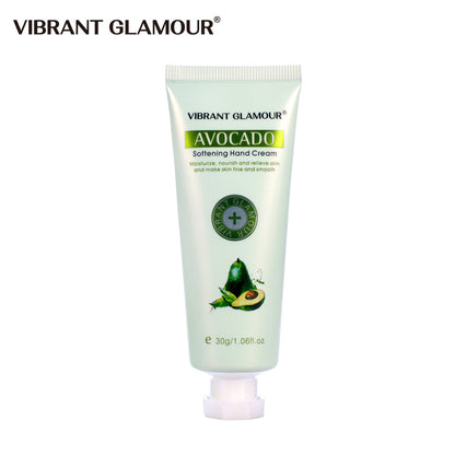 VIBRANT GLAMOUR Deep Moisture Avocado Hand Cream | 30g Nourishing Fruity Lotion