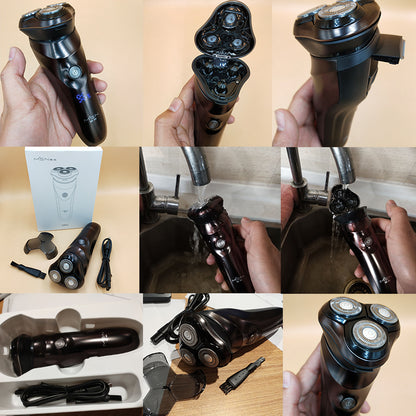 Maison MSN IPX7 Waterproof Beard Trimmer | Rechargeable Men's Cordless Shaver QM3