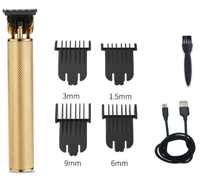 Longfeng Professional Cordless Hair Clipper | Titanium Ceramic Zero Gapped Trimmer