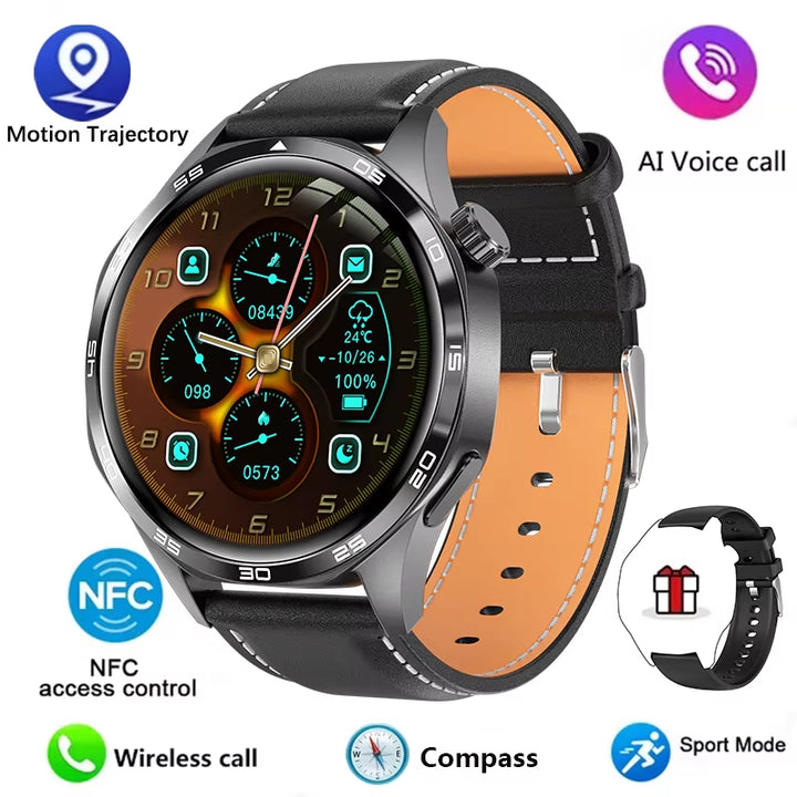 Watch 5 PRO Smart Watch Men Watch 5 AMOLED HD Screen Bluetooth Call GPS Trajectory NFC Heart Rate Compass Smartwatches 2024 New