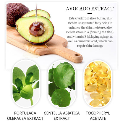 VIBRANT GLAMOUR Deep Moisture Avocado Hand Cream | 30g Nourishing Fruity Lotion