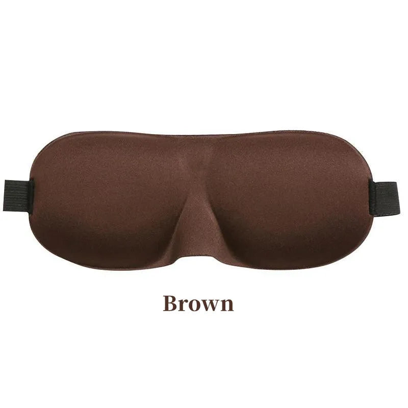 3D Sleep Mask Eyepatch Natural Block Out Light Eyeshade Cover Shade Eye Patch Women Men Soft Portable Blindfold Travel Eye Mask