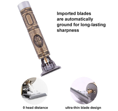 Professional Buddha Head Electric Hair Clipper | Ultra-Lightweight Cordless Barber Trimmer