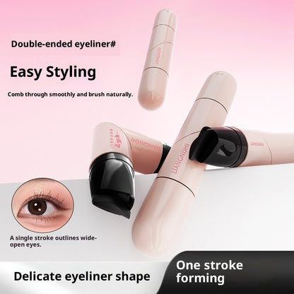 2-in-1 Waterproof Eyeliner Stamp Pen | Smudge-Proof Liquid Winged Eyeliner