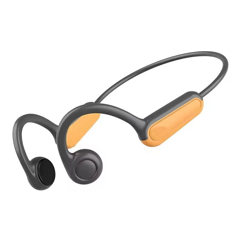 NEW Real Bone Conduction Sport Headphone Wireless Earphone Bluetooth-Compatible Headset Hands-Free with Mic for Running