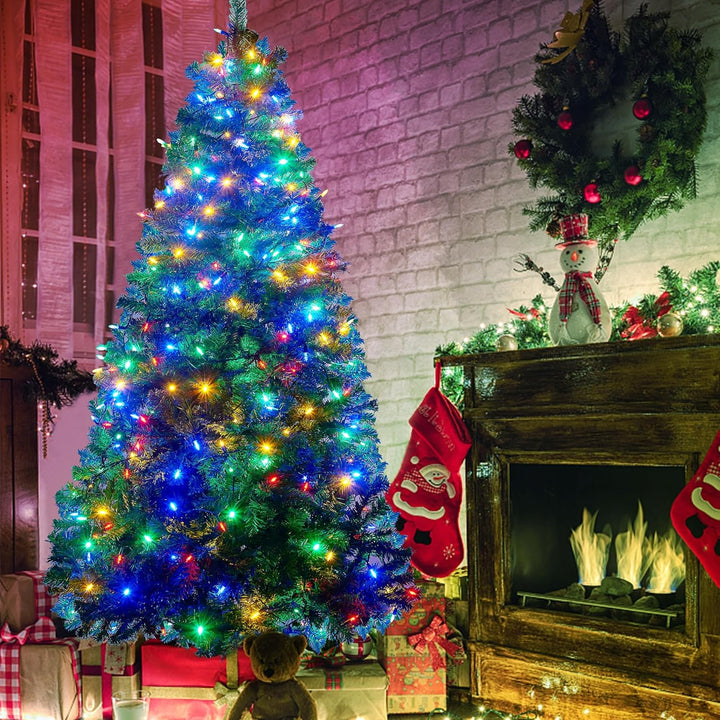 2 Packs Total 100 Leds 32Ft Multicolored Christmas String Lights, Battery Operated Christmas Mini String Lights with 8 Lighting Modes, Indoor Outdoor LED Xmas Fairy String Lights with Timer