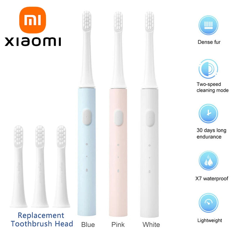 Mijia T100 Sonic Electric Toothbrush Mi Smart Tooth Brush Colorful USB Rechargeable IPX7 Waterproof for Toothbrushes Head