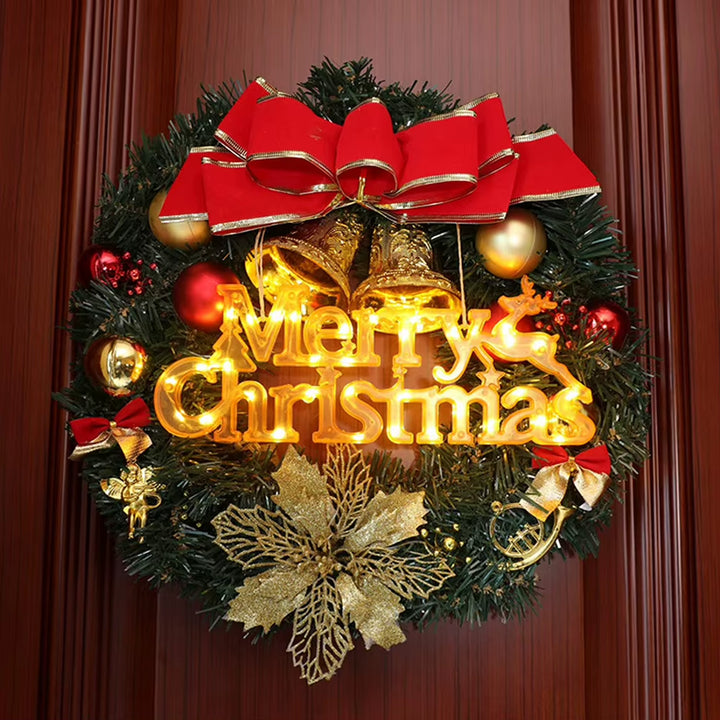 1Pc Merry Christmas Letter Light, Merry Christmas LED String Lights Christmas Garland Decoration Hanging Lights for Christmas