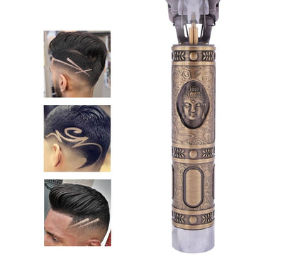 Professional Buddha Head Electric Hair Clipper | Ultra-Lightweight Cordless Barber Trimmer