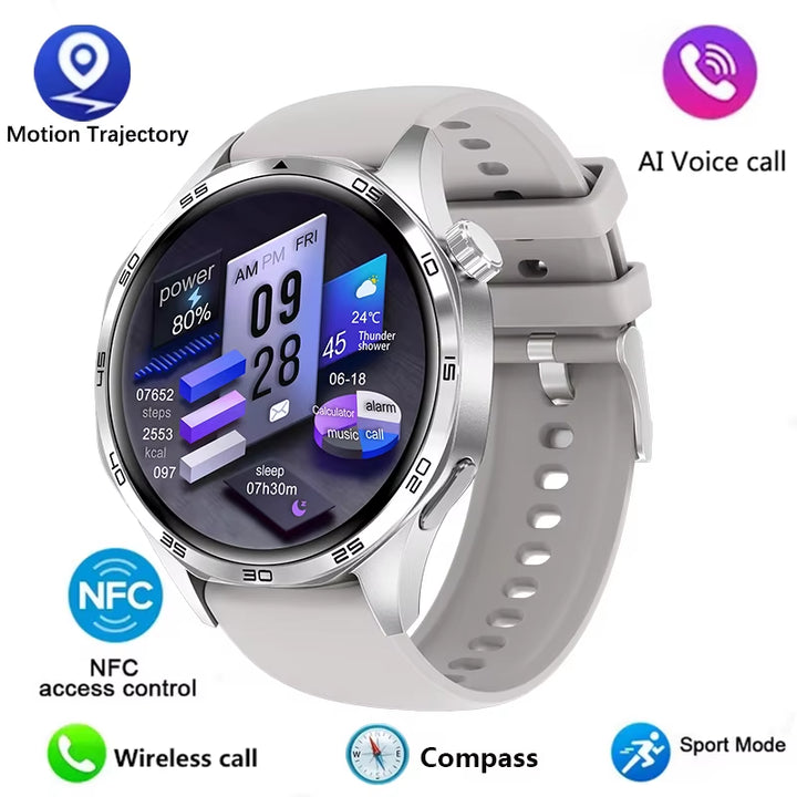 Watch 5 PRO Smart Watch Men Watch 5 AMOLED HD Screen Bluetooth Call GPS Trajectory NFC Heart Rate Compass Smartwatches 2024 New
