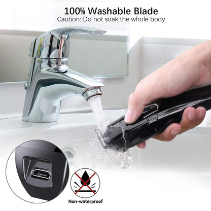 2-in-1 USB Rechargeable Men's Hair Trimmer | Cordless Electric Beard Shaver & Clipper
