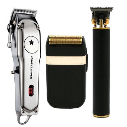 Longfeng Professional Cordless Hair Clipper | Titanium Ceramic Zero Gapped Trimmer