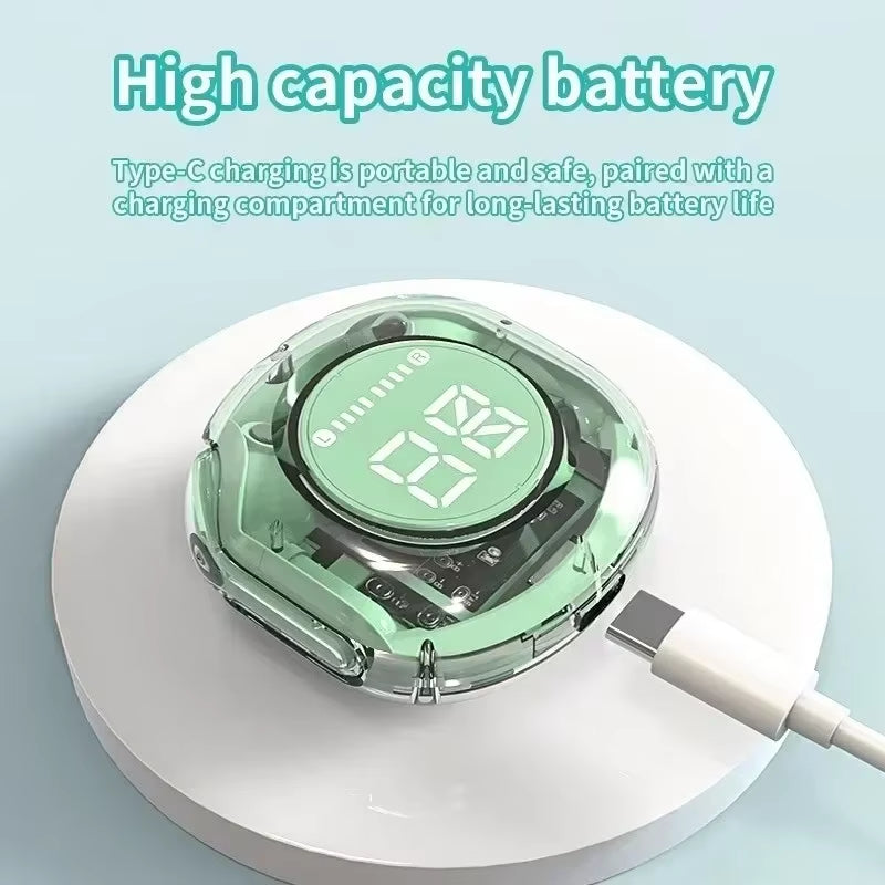 HK6TWS Bluetooth Wireless Earphones LED Power Display Stereo Sound Digital Audio No-Noise Technology for PHONE