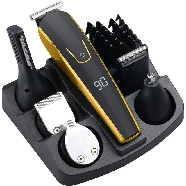 2-in-1 USB Rechargeable Men's Hair Trimmer | Cordless Electric Beard Shaver & Clipper