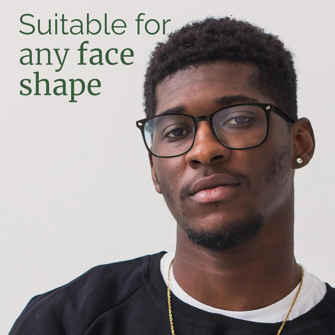 Blue Light Blocking Glasses for Computer Gaming, Fashion Fake Helps Reduce Screen Fatigue Eyeglasses for Women Men