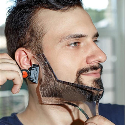 Ultimate Beard Styling Comb & Shaping Template | Professional Trimming Guide Tool