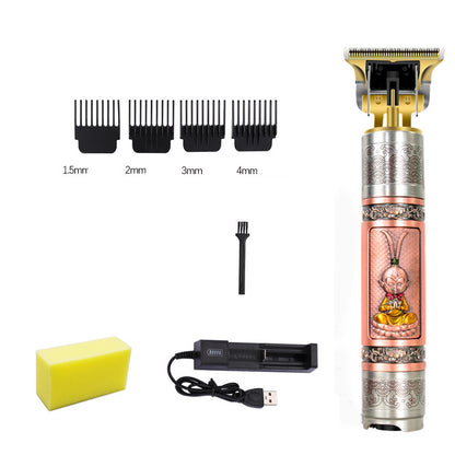 Longfeng Professional Cordless Hair Clipper | Titanium Ceramic Zero Gapped Trimmer