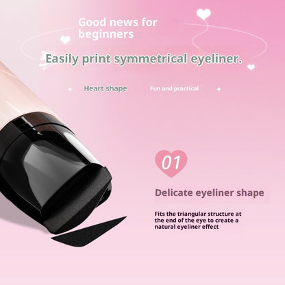 2-in-1 Waterproof Eyeliner Stamp Pen | Smudge-Proof Liquid Winged Eyeliner