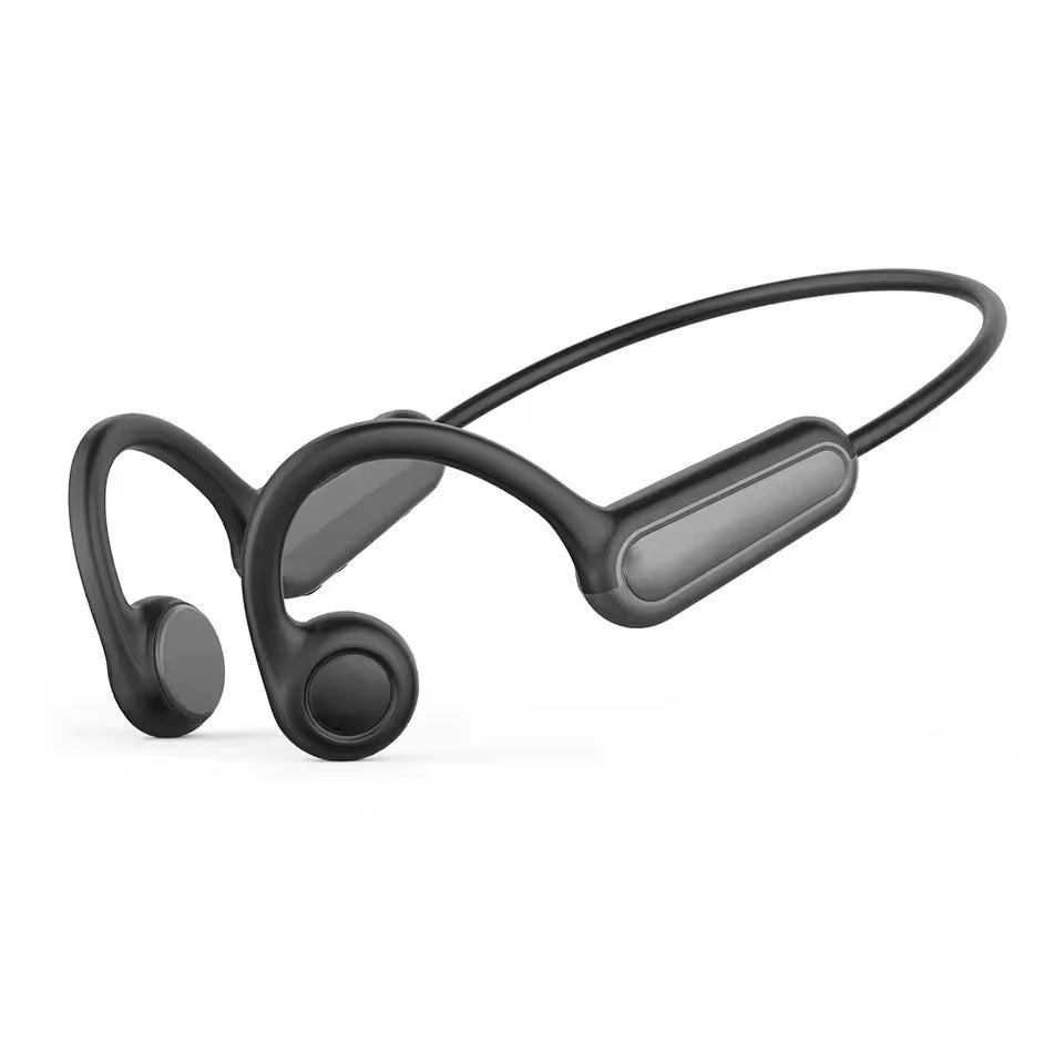 NEW Real Bone Conduction Sport Headphone Wireless Earphone Bluetooth-Compatible Headset Hands-Free with Mic for Running