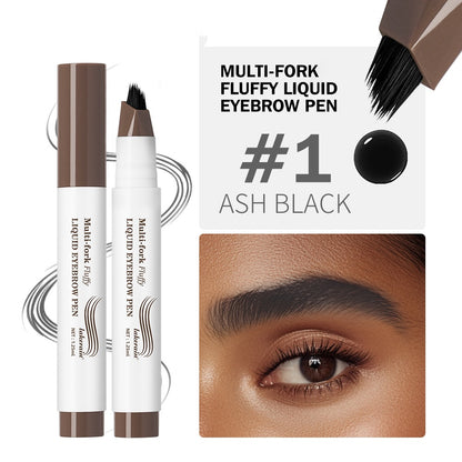 Multi-Fork Waterproof Liquid Eyebrow Pencil | Microblade Effect Brow Pen