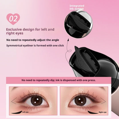 2-in-1 Waterproof Eyeliner Stamp Pen | Smudge-Proof Liquid Winged Eyeliner